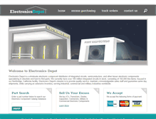 Tablet Screenshot of eledepot.com